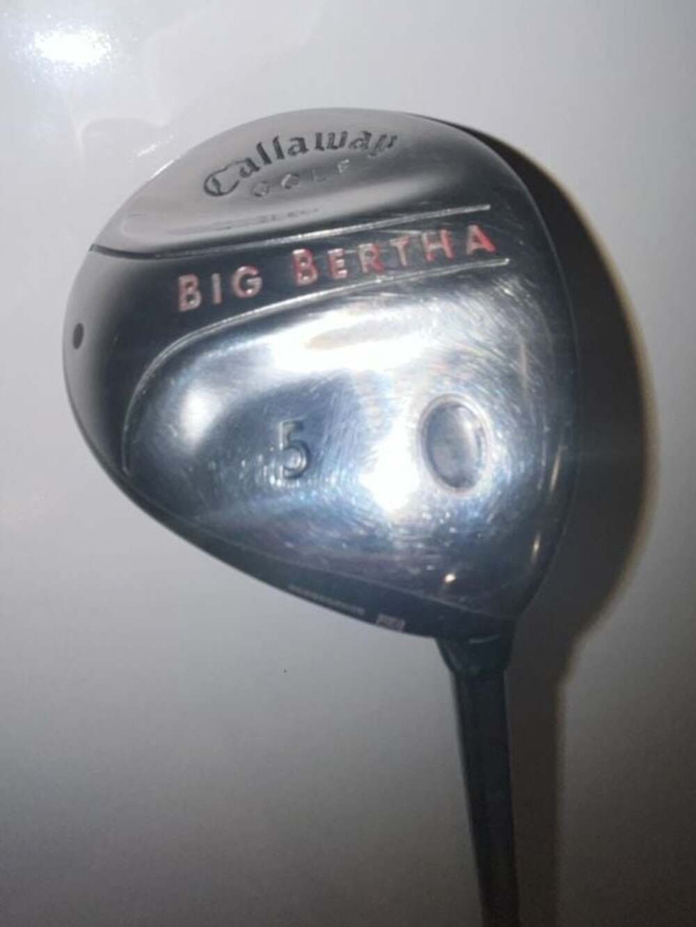 Callaway Big Bertha 5 Wood with Uniflex Steel Shaft (Needs New Grip)